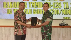 Melalui Rakornis TMMD Ke-128, Dandim Mimika Perkokoh Kolaborasi untuk Pemerataan Pembangunan
