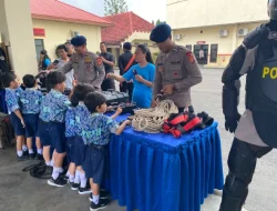 Tanamkan Edukasi Sejak Dini, Satbrimob Polda Kaltim Terima Kunjungan Siswa TK Yayasan Bethel Berkat Balikpapan