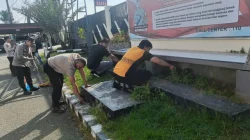 Wujudkan Lingkungan Mako yang Nyaman, Polsek Tenggarong Seberang Gelar Program “ASRI POLRI”