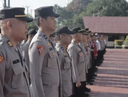 Wakapolres Kukar: Kedisiplinan dan Profesionalisme Adalah Kunci Utama Pelayanan Polri