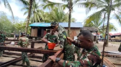 Pembangunan Rumah Terus Digenjot, Satgas TMMD Kodim 1710/Mimika Kejar Target Penyelesaian