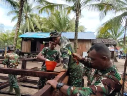 Pembangunan Rumah Terus Digenjot, Satgas TMMD Kodim 1710/Mimika Kejar Target Penyelesaian