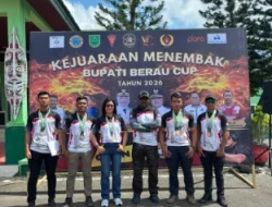 Satbrimob Polda Kaltim Borong 15 Medali di Bupati Berau Cup 2026, Tunjukkan Dominasi di Arena Tembak