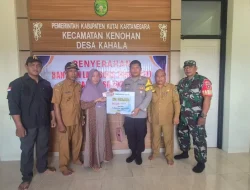 Kawal Penyaluran BLT Dana Desa di Kahala, Polsek Kenohan Pastikan Bantuan Tepat Sasaran