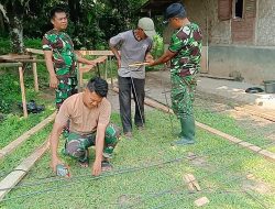 Program Presiden RI Diimplementasikan, Jembatan Gantung Dibangun di Desa Ridomanah