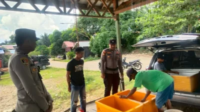 Jaga Kondusivitas Wilayah, Polsek Muara Kaman Intensifkan Patroli Dialogis dan Imbauan Cegah Karhutla