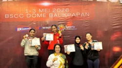 Torehkan Prestasi Gemilang, Bripda Nanda Amelia Ahrida Raih Dua Medali di Kejurnas Karate Piala Menhan 2026