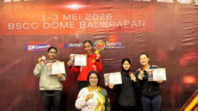 Torehkan Prestasi Gemilang, Bripda Nanda Amelia Ahrida Raih Dua Medali di Kejurnas Karate Piala Menhan 2026