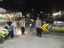 Jaga Keamanan Jam Rawan, Polsek Anggana Sisir Jalur Poros Antisipasi Kriminalitas dan Penipuan Online