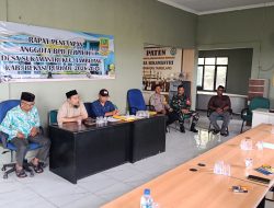 TNI-Polri Kawal Rapat Penetapan Anggota BPD Desa Sukamantri Berlangsung Aman dan Kondusif