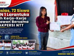 Puluhan Siswa SMAN 1 Larantuka Belajar Ilmu Jurnalistik Bersama AKPERSI NTT