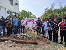 Danramil Pebayuran Dampingi Dandim 0509  Hadiri Peletakan Batu Pertama Pembangunan KDKMP Desa Sumbereja  Langkah Nyata Mendukung Asta Cita Presiden RI