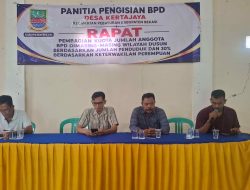 Yuk Kita Simak !! Inilah Hasil Rapat Pembagian Kuota BPD Desa Kertajaya Kecamatan Pebayuran