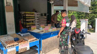 Satgas Pangan Koramil Pebayuran Pantau Stabilitas Harga Jelang Idul Adha 1447 Hijriah
