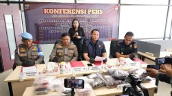 Selamatkan 35 Ribu Jiwa, Polda Riau Gagalkan Peredaran 6,94 Kg Sabu dan 969 Cartridge Etomidate Senilai Rp9,8 Miliar