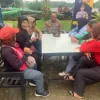 Berikan Edukasi Kepada Warga, Sat Binmas Polres Kukar Laksanakan Jumat Curhat Di Kedai Ojol Kamtibmas