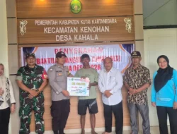Bhabinkamtibmas Polsek Kenohan Kawal Pembagian Dana Desa Bulan Juni Tahun 2026