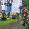 Semangat Gotong Royong, Kodim 1710/Mimika Bersihkan Lingkungan Bersama Masyarakat