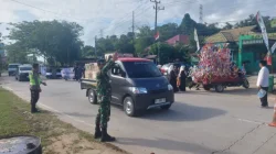 Siaga Polsek Samboja Dalam Pengamanan Pawai Ta’aruf Memperingati Tahun Baru Islam 1 Muharram 1448 H