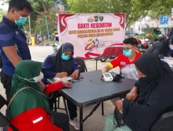 Berikan Pelayanan Kesehatan, Polres Kukar Gelar Bhakti Kesehatan Dalam Rangka Hari Bhayangkara Ke – 80