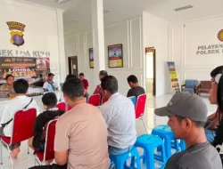 Dalam Rangka Hari Bhayangkara Ke-80, Kapolsek Loa Kulu Gelar Pembukaan Lomba Catur di Mapolsek Loa Kulu