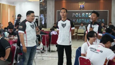Polres Kukar Gelar Lomba Esport Mobil Legend Dalam Rangka Hari Bhayangkara Ke-80 Guna Wadahi Bakat Generasi Z