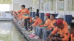 Meriahkan Hari Bhayangkara Ke-80, Polres Kukar Gelar Lomba Mancing Gratis Untuk Masyarakat