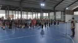 Wadahi Bakat Personelnya, Wakapolres Kukar Buka Turnamen Bola Voli Dalam Rangka Hari Bhayangkara Ke-80