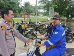 Patroli Dialogis Polsek Sangasanga, Petugas Sampaikan Pesan Kamtibmas