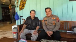 Kapolsek Tenggarong Seberang Sambang Tokoh Adat, Ajak Bersinergi Jaga Kamtibmas
