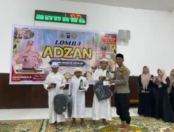 Tumbuhkan Semangat Religius, Polsek Kota Bangun Gelar Lomba Adzan Dalam Rangka Hari Bhayangkara Ke-80