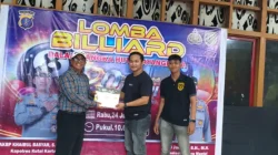 Promosikan Olahraga Biliard, Kapolsek Muara Muntai Buka Turnamen Biliard Dalam Rangka Hari Bhayangkara Ke-80
