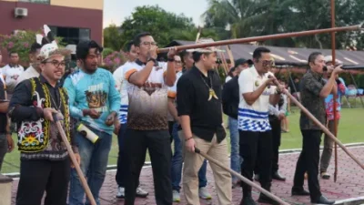 Kapolda Cup 2026 Perlombaan Sumpit Dan Gasing Dalam Rangka Hari Bhayangkara Ke-80 Resmi Ditutup Oleh Kapolres Kukar