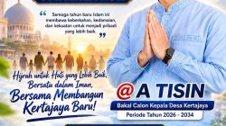 Calon Kades Kertajaya A’ Tisin Gaungkan Semangat Hijrah pada Tahun Baru Islam 1448 H