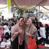 Senyum Bahagia Anak Yatim Pecah di Kediaman Hj Yanti Yuliyanti Saat Terima Santunan