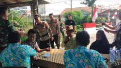 Koramil 10 Sukatani Gandeng Puskesmas Tambelang Gelar Bakti Kesehatan Saat Peresmian Jembatan ARMCO