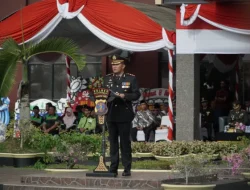 Wujudkan Polri Untuk Masyarakat, Polres Kukar Gelar Upacara Hari Bhayangkara Ke-80
