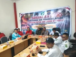 Cegah Kebakaram Hutan dan Lahan, Polsek Muara Kaman Gencarkan Sosialisasi Karhutla
