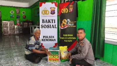 Polsek Kenohan Laksanakan Ajangsana Bakti Sosial Kepada Purnawirawan Dalam Rangka Hari Bhayangkara Ke-80