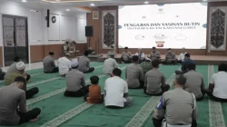 Polres Kukar Rutin Laksanakan Pengajian Rutin Bersama Sebagai Sarana Pembinaan Mental dan Spiritual Anggota