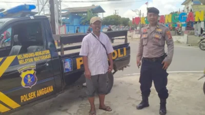 Polsek Anggana Gelar KRYD Senin Pagi, Sampaikan Himbauan Kamtibmas dan Antisipasi Kejahatan