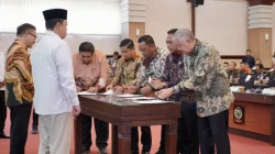 Rakor Bersama Kepala Daerah Se-Sulsel, Menteri Nusron Tegaskan Perlindungan Lahan Pertanian Jadi Prioritas Pemerintah