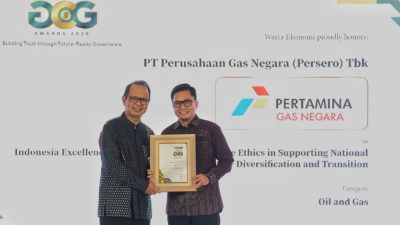 Bukti Kepatuhan dan Integritas Tata Kelola Perusahaan, PGN Raih Penghargaan Indonesia Excellence Good Corporate Governance Awards 2026