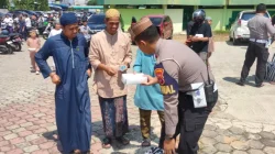 Sebagai Wujud Kepedulian, Satlantas Polres Kukar Gelar Kegiatan Jumat Berkah Di Masjid Jami Aji Amir Hasanuddin dan Masjid Agung Sultan Sulaiman
