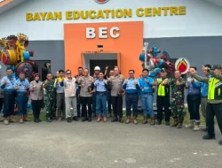 Sat Binmas Polres Kukar Sosialisasikan Perpol No. 4 Tahun 2020 Di PT. Bayan Grup Guna Berikan Pemahaman Mendalam