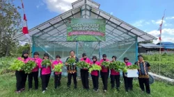 Dukung Ketahanan Pangan, Polsek Loa Kulu Bersama Bhayangkari Sukses Panen 164 Kg Sayur Hidroponik