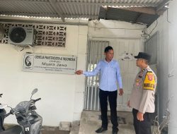 Polsek Muara Jawa Gelar Pengamanan Ibadah Minggu di Lima Gereja