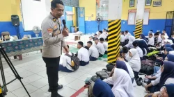 Membangun Karakter Unggul, Polsek Loa Janan Berikan Sosialisasi Pencegahan Kenakalan Remaja di SMK Bhakti Loa Janan
