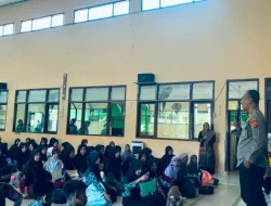 Kapolsek Kota Bangun Sosialisasikan Bahaya Kenakalan Remaja di MTS Negeri 2 Kota Bangun