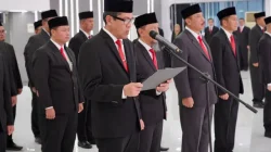 Lantik 78 Pejabat Struktural, Wamen Ossy: Rotasi dan Promosi Jabatan Bentuk Birokrat Yang Adaptif